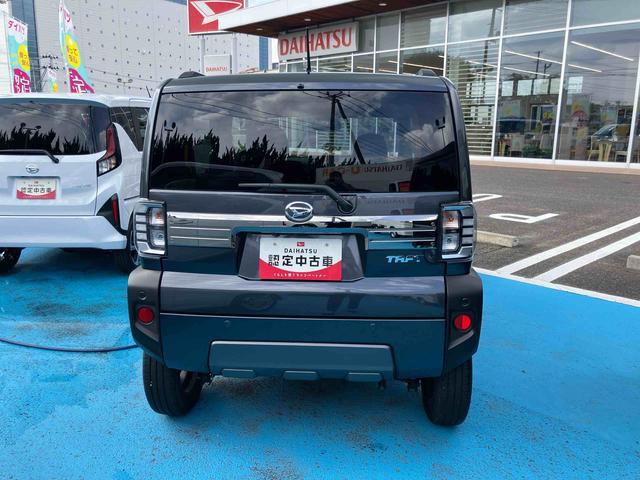 タフトGターボ ダーククロムベンチャー2WD CVT 660cc ディスプレイオーディオ バックカメラ 衝突被害軽減ブレーキ 横滑り防止機能 前席シートヒーター LEDヘッドライト フォグランプ 電動パーキングブレーキ(福島県)の中古車