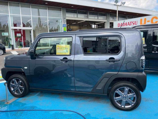 タフトGターボ ダーククロムベンチャー2WD CVT 660cc ディスプレイオーディオ バックカメラ 衝突被害軽減ブレーキ 横滑り防止機能 前席シートヒーター LEDヘッドライト フォグランプ 電動パーキングブレーキ(福島県)の中古車