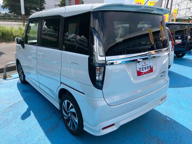 ソリオバンディットハイブリッドＭＶ４ＷＤ　ＣＶＴ　１２００ｃｃ　ナビ　バックカメラ　衝突被害軽減ブレーキ　横滑り防止機能　コーナーセンサー　アイドリングストップ　プッシュボタンスタート　両側電動スライドドア　オートライト（福島県）の中古車