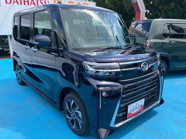 タントカスタムXリミテッド2WD CVT 660cc 衝突被害軽減ブレーキ 横滑り防止機能 両側電動スライドドア 前席シートヒーター クルーズコントロール アイドリングストップ プッシュボタンスタート(福島県)の中古車