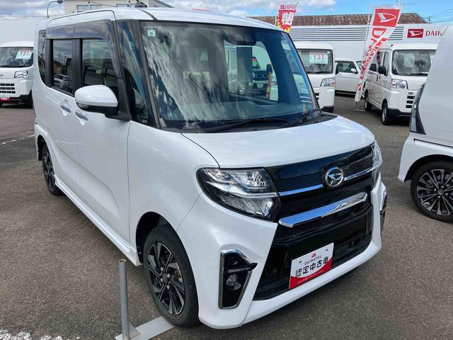 タントカスタムＸ４ＷＤ　ＣＶＴ　カーナビ　ドライブレコーダー　ＥＴＣ車載器　衝突被害軽減ブレーキ　横滑り防止装置　ＡＢＳ　アイドリングストップ　プッシュボタンスタート　サイドエアバッグ　両側電動スライドドア（福島県）の中古車