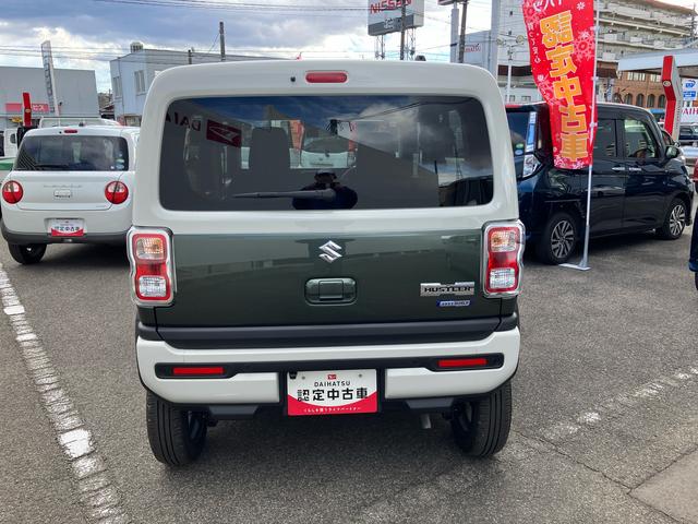 ハスラーハイブリッドＧフルタイム４ＷＤ　ＣＶＴ　６６０ｃｃ　デュアルカメラブレーキサポート　カーナビ　バックモニター　ＥＴＣ車載器　横滑り防止装置　ＡＢＳ　アイドリングストップ　プッシュボタンスタート　前席シートヒーター（福島県）の中古車