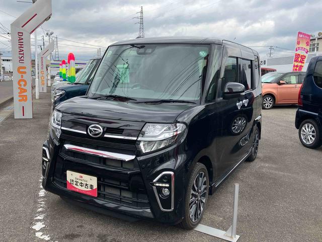タントカスタムＲＳセレクション２ＷＤ　ＣＶＴ　６６０ｃｃ　ターボ　ナビ　バックモニター　ＥＴＣ　衝突被害軽減ブレーキ　横滑り防止装置　ＡＢＳ　アイドリングストップ　プッシュボタンスタート　両側電動スライドドア　ワンオーナー車（福島県）の中古車