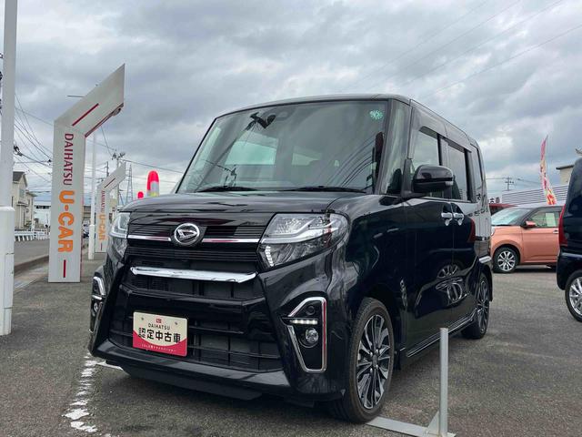 タントカスタムＲＳセレクション２ＷＤ　ＣＶＴ　６６０ｃｃ　ターボ　ナビ　バックモニター　ＥＴＣ　衝突被害軽減ブレーキ　横滑り防止装置　ＡＢＳ　アイドリングストップ　プッシュボタンスタート　両側電動スライドドア　ワンオーナー車（福島県）の中古車