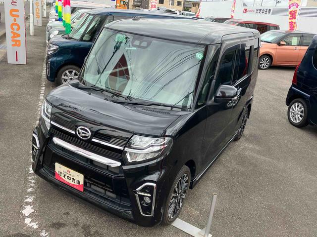 タントカスタムＲＳセレクション２ＷＤ　ＣＶＴ　６６０ｃｃ　ターボ　ナビ　バックモニター　ＥＴＣ　衝突被害軽減ブレーキ　横滑り防止装置　ＡＢＳ　アイドリングストップ　プッシュボタンスタート　両側電動スライドドア　ワンオーナー車（福島県）の中古車