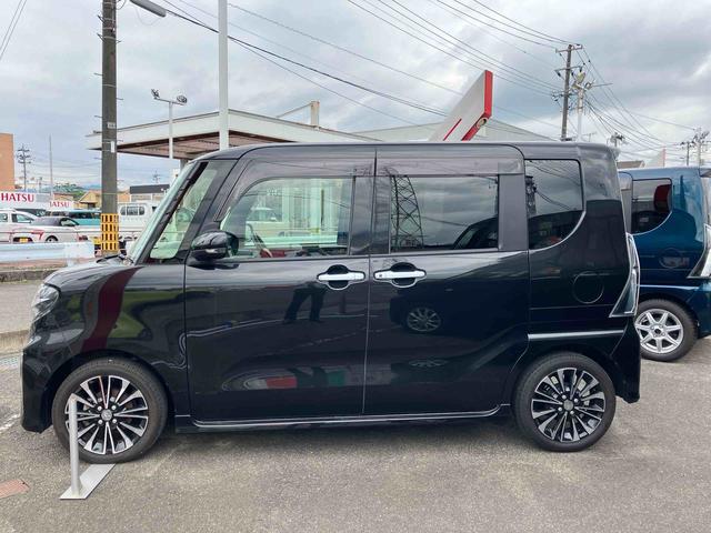 タントカスタムＲＳセレクション２ＷＤ　ＣＶＴ　６６０ｃｃ　ターボ　ナビ　バックモニター　ＥＴＣ　衝突被害軽減ブレーキ　横滑り防止装置　ＡＢＳ　アイドリングストップ　プッシュボタンスタート　両側電動スライドドア　ワンオーナー車（福島県）の中古車