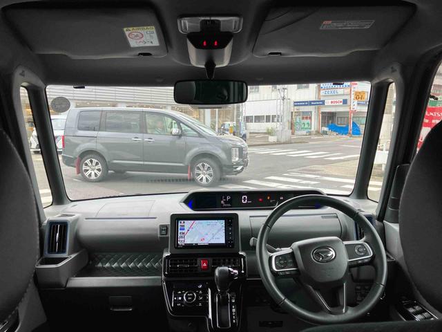 タントカスタムＲＳセレクション２ＷＤ　ＣＶＴ　６６０ｃｃ　ターボ　ナビ　バックモニター　ＥＴＣ　衝突被害軽減ブレーキ　横滑り防止装置　ＡＢＳ　アイドリングストップ　プッシュボタンスタート　両側電動スライドドア　ワンオーナー車（福島県）の中古車