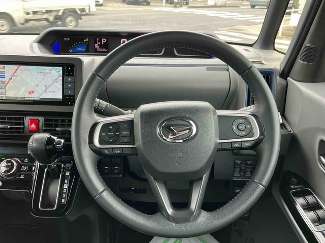 タントカスタムＲＳセレクション２ＷＤ　ＣＶＴ　６６０ｃｃ　ターボ　ナビ　バックモニター　ＥＴＣ　衝突被害軽減ブレーキ　横滑り防止装置　ＡＢＳ　アイドリングストップ　プッシュボタンスタート　両側電動スライドドア　ワンオーナー車（福島県）の中古車