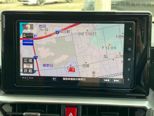 ロッキーＸ２ＷＤ　ＣＶＴ　ナビ　ＥＴＣ車載器　オートエアコン　衝突被害軽減ブレーキ　横滑り防止装置　ＡＢＳ　サイドエアバッグ　アイドリングストップ　プッシュボタンスタート　ワンオーナー車　車検整備付（福島県）の中古車