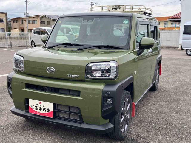 タフトGターボ4WD CVT 660cc スカイフィールトップ ナビ ドライブレコーダー 衝突被害軽減ブレーキ 横滑り防止装置 ABS アイドリングストップ プッシュボタンスタート ワンオーナー車 車検整備付(福島県)の中古車