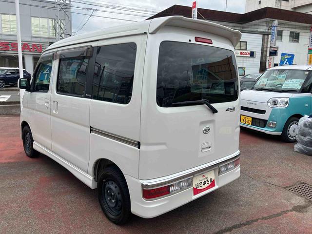 アトレーワゴンカスタムターボＲＳ４ＷＤ　ＣＶＴ　６６０ｃｃ　両側スライドドア　ベンチシート　ナビ　運転席・助手席エアバッグ　全席パワーウィンドウ　左右乗降アシストグリップ　トップシェイドフロントガラス　リヤヒーター　ワンオーナー車（福島県）の中古車