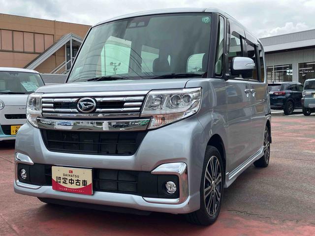 タントカスタムＲＳ　ＳＡIII２ＷＤ　ＣＶＴ　６６０ｃｃ　ターボ　ナビ　バックモニター　衝突被害軽減ブレーキ　横滑り防止装置　ＡＢＳ　アイドリングストップ　プッシュボタンスタート　両側電動スライドドア　運転席シートヒーター（福島県）の中古車
