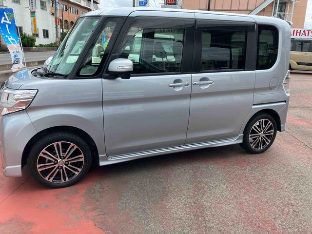 タントカスタムＲＳ　ＳＡIII２ＷＤ　ＣＶＴ　６６０ｃｃ　ターボ　ナビ　バックモニター　衝突被害軽減ブレーキ　横滑り防止装置　ＡＢＳ　アイドリングストップ　プッシュボタンスタート　両側電動スライドドア　運転席シートヒーター（福島県）の中古車