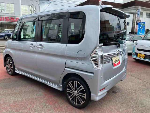 タントカスタムＲＳ　ＳＡIII２ＷＤ　ＣＶＴ　６６０ｃｃ　ターボ　ナビ　バックモニター　衝突被害軽減ブレーキ　横滑り防止装置　ＡＢＳ　アイドリングストップ　プッシュボタンスタート　両側電動スライドドア　運転席シートヒーター（福島県）の中古車