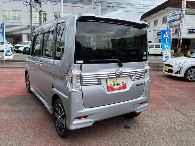 タントカスタムＲＳ　ＳＡIII２ＷＤ　ＣＶＴ　６６０ｃｃ　ターボ　ナビ　バックモニター　衝突被害軽減ブレーキ　横滑り防止装置　ＡＢＳ　アイドリングストップ　プッシュボタンスタート　両側電動スライドドア　運転席シートヒーター（福島県）の中古車