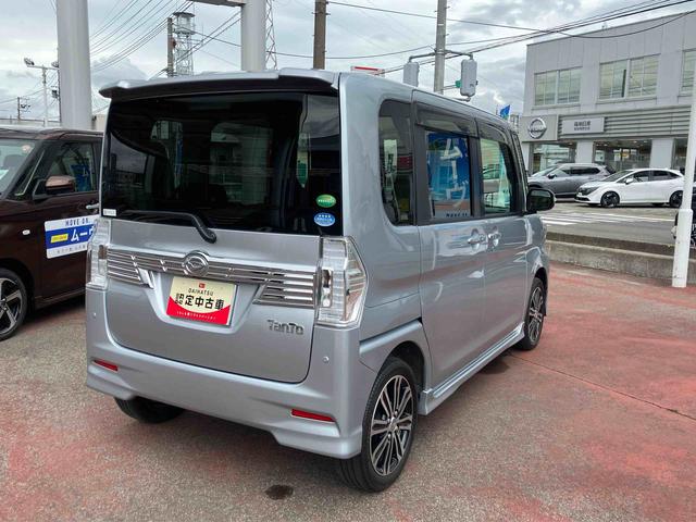 タントカスタムＲＳ　ＳＡIII２ＷＤ　ＣＶＴ　６６０ｃｃ　ターボ　ナビ　バックモニター　衝突被害軽減ブレーキ　横滑り防止装置　ＡＢＳ　アイドリングストップ　プッシュボタンスタート　両側電動スライドドア　運転席シートヒーター（福島県）の中古車