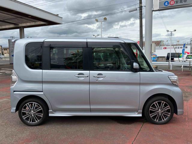 タントカスタムＲＳ　ＳＡIII２ＷＤ　ＣＶＴ　６６０ｃｃ　ターボ　ナビ　バックモニター　衝突被害軽減ブレーキ　横滑り防止装置　ＡＢＳ　アイドリングストップ　プッシュボタンスタート　両側電動スライドドア　運転席シートヒーター（福島県）の中古車