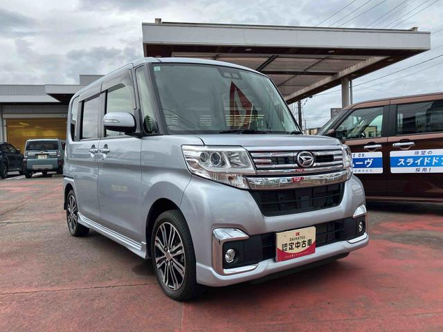 タントカスタムＲＳ　ＳＡIII２ＷＤ　ＣＶＴ　６６０ｃｃ　ターボ　ナビ　バックモニター　衝突被害軽減ブレーキ　横滑り防止装置　ＡＢＳ　アイドリングストップ　プッシュボタンスタート　両側電動スライドドア　運転席シートヒーター（福島県）の中古車