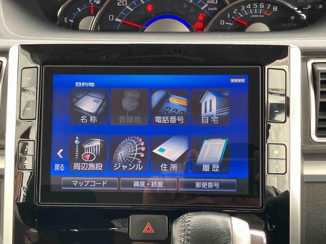 タントカスタムＲＳ　ＳＡIII２ＷＤ　ＣＶＴ　６６０ｃｃ　ターボ　ナビ　バックモニター　衝突被害軽減ブレーキ　横滑り防止装置　ＡＢＳ　アイドリングストップ　プッシュボタンスタート　両側電動スライドドア　運転席シートヒーター（福島県）の中古車