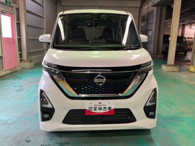 ルークスハイウェイスター　Ｘフルタイム４ＷＤ　ＣＶＴ　６６０ｃｃ　ハイブリッド　衝突被害軽減ブレーキ　横滑り防止装置　ＡＢＳ　カーナビ　ドライブレコーダー　両側スライドドア　全方位モニター　フルオートエアコン（福島県）の中古車