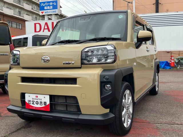 タフトＧ４ＷＤ　ＣＶＴ　６６０ｃｃ　スカイフィールトップ　ナビ　バックモニター　ドラレコ　衝突被害軽減ブレーキ　横滑り防止装置　ＡＢＳ　アイドリングストップ　プッシュボタンスタート　車検整備付　ワンオーナー車（福島県）の中古車