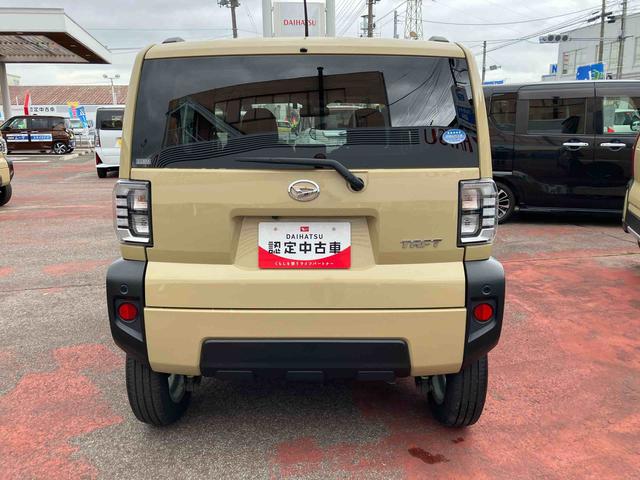 タフトＧ４ＷＤ　ＣＶＴ　６６０ｃｃ　スカイフィールトップ　ナビ　バックモニター　ドラレコ　衝突被害軽減ブレーキ　横滑り防止装置　ＡＢＳ　アイドリングストップ　プッシュボタンスタート　車検整備付　ワンオーナー車（福島県）の中古車