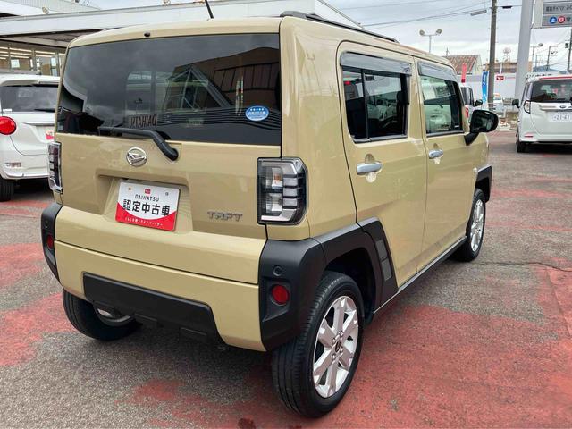 タフトＧ４ＷＤ　ＣＶＴ　６６０ｃｃ　スカイフィールトップ　ナビ　バックモニター　ドラレコ　衝突被害軽減ブレーキ　横滑り防止装置　ＡＢＳ　アイドリングストップ　プッシュボタンスタート　車検整備付　ワンオーナー車（福島県）の中古車