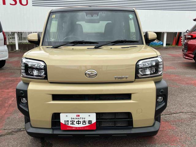 タフトＧ４ＷＤ　ＣＶＴ　６６０ｃｃ　スカイフィールトップ　ナビ　バックモニター　ドラレコ　衝突被害軽減ブレーキ　横滑り防止装置　ＡＢＳ　アイドリングストップ　プッシュボタンスタート　車検整備付　ワンオーナー車（福島県）の中古車