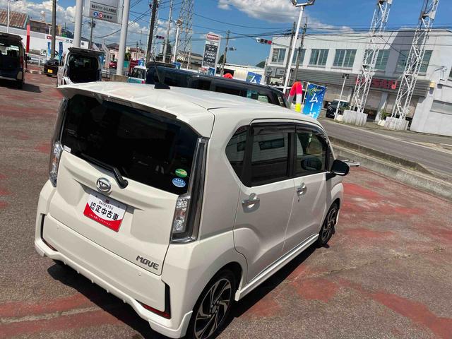 ムーヴカスタム　ＲＳ　ハイパーＳＡIII２ＷＤ　ＣＶＴ　ターボ　　衝突被害軽減ブレーキ　横滑り防止装置　ＡＢＳ　アイドリングストップ　プッシュボタンスタート　ディスプレイオーディオ　バックモニター　運転席シートヒーター　ワンオーナー車（福島県）の中古車