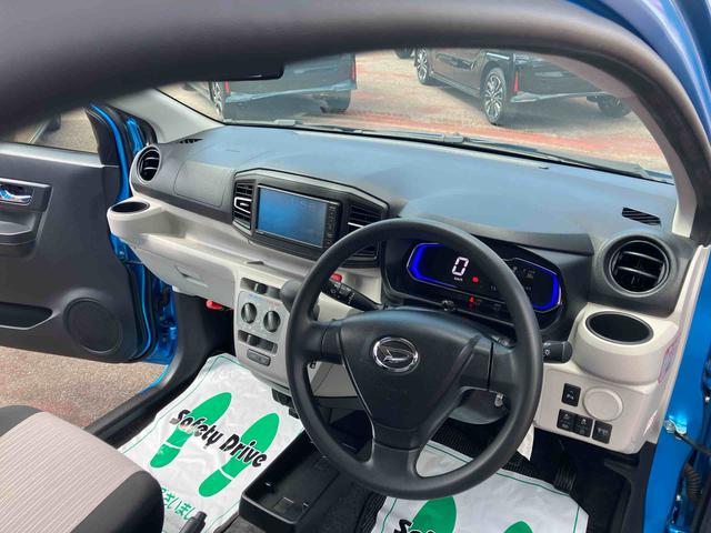 ミライースＸ　ＳＡIII２ＷＤ　ＣＶＴ　６６０ｃｃ　ＥＴＣ車載器搭載　バックモニター機能付きＤＶＤ再生対応オーディオ　衝突被害軽減ブレーキ　横滑り防止装置　ＡＢＳ　アイドリングストップ　マニュアルエアコン　車検整備付（福島県）の中古車