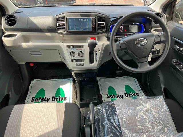ミライースＸ　ＳＡIII２ＷＤ　ＣＶＴ　６６０ｃｃ　ＥＴＣ車載器搭載　バックモニター機能付きＤＶＤ再生対応オーディオ　衝突被害軽減ブレーキ　横滑り防止装置　ＡＢＳ　アイドリングストップ　マニュアルエアコン　車検整備付（福島県）の中古車