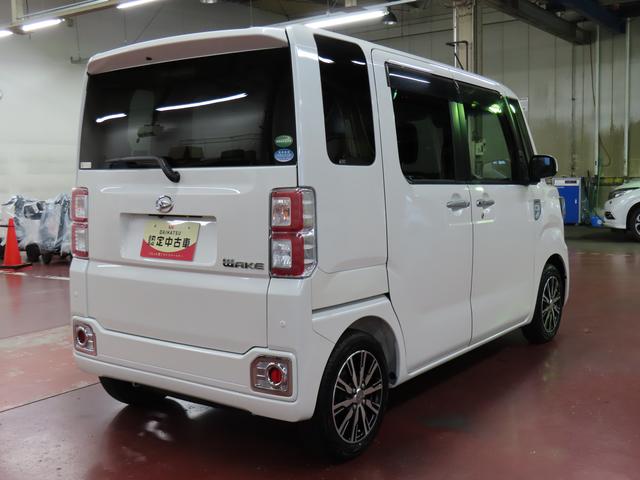 ウェイクＧターボＳＡII２ＷＤ　６６０ｃｃ　両側電動スライドドア　ナビ　バックモニター　社外ＥＴＣ　衝突被害軽減ブレーキ　横滑り防止装置　ＡＢＳ　アイドリングストップ　プッシュボタンスタート　車検整備付　ワンオーナー車（福島県）の中古車