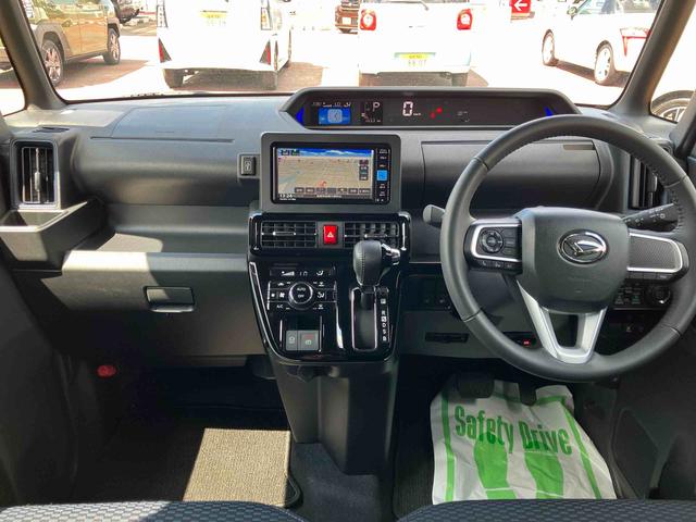 タントカスタムＲＳ２ＷＤ　ＣＶＴ　６６０ｃｃ　ナビ　全方位モニター　ドライブレコーダー　ＥＴＣ車載器搭載　両側電動スライドドア　衝突被害軽減ブレーキ　横滑り防止装置　ＡＢＳ　アイドリングストップ　プッシュボタンスタート（福島県）の中古車