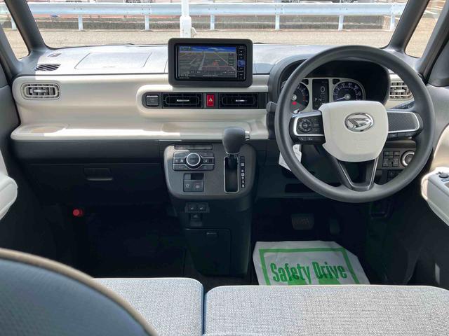 ムーヴキャンバスストライプスＧ４ＷＤ　６６０ｃｃ　両側電動スライドドア　ホットカップホルダー　ナビ　バックモニター　衝突被害軽減ブレーキ　横滑り防止装置　ＡＢＳ　サイドエアバッグ　アイドリングストップ　プッシュボタンスタート（福島県）の中古車