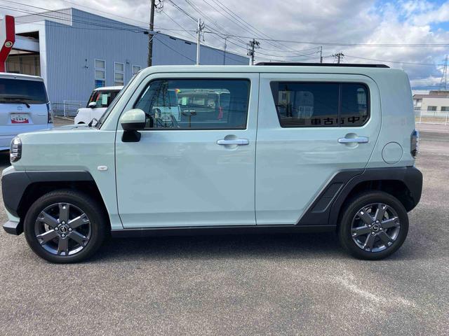タフトGターボ2WD CVT 660cc 衝突被害軽減ブレーキ 横滑り防止装置 ABS アイドリングストップ プッシュボタンスタート スカイフィールトップ ディスプレイオーディオ バックモニター 前席シートヒーター(福島県)の中古車