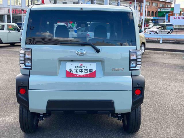 タフトGターボ2WD CVT 660cc 衝突被害軽減ブレーキ 横滑り防止装置 ABS アイドリングストップ プッシュボタンスタート スカイフィールトップ ディスプレイオーディオ バックモニター 前席シートヒーター(福島県)の中古車