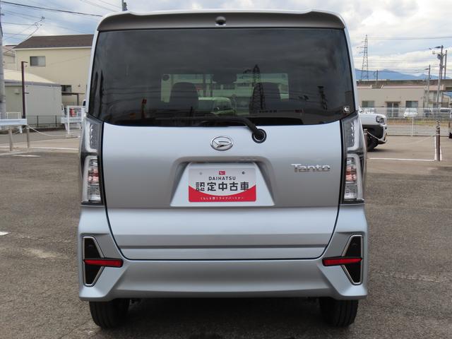 タントカスタムＸ２ＷＤ　ＣＶＴ　６６０ｃｃ　両側電動スライドドア　衝突被害軽減ブレーキ　横滑り防止装置　ＡＢＳ　アイドリングストップ　プッシュボタンスタート　前席シートヒーター　ベンチシート　シートバックテーブル（福島県）の中古車