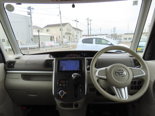 タントX SA2WD CVT 660cc 両側スライドドア 社外ナビ オートエアコン 衝突被害軽減ブレーキ 横滑り防止装置 ABS アイドリングストップ プッシュボタンスタート ベンチシート(福島県)の中古車