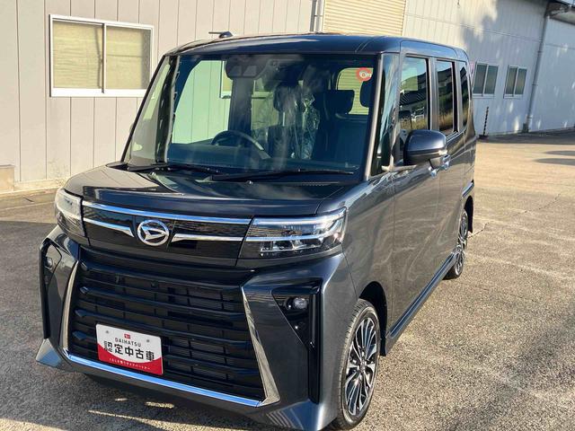 タントカスタムＲＳ４ＷＤ　ＣＶＴ　ターボ　６６０ｃｃ　両側電動スライドドア　ナビ　ドラレコ　全方位モニター　衝突被害軽減ブレーキ　横滑り防止装置　ＡＢＳ　サイドエアバッグ　アイドリングストップ　プッシュボタンスタート（福島県）の中古車