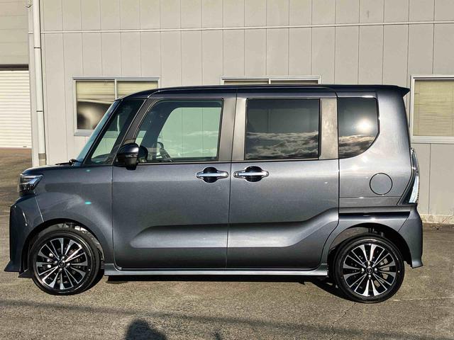 タントカスタムＲＳ４ＷＤ　ＣＶＴ　ターボ　６６０ｃｃ　両側電動スライドドア　ナビ　ドラレコ　全方位モニター　衝突被害軽減ブレーキ　横滑り防止装置　ＡＢＳ　サイドエアバッグ　アイドリングストップ　プッシュボタンスタート（福島県）の中古車