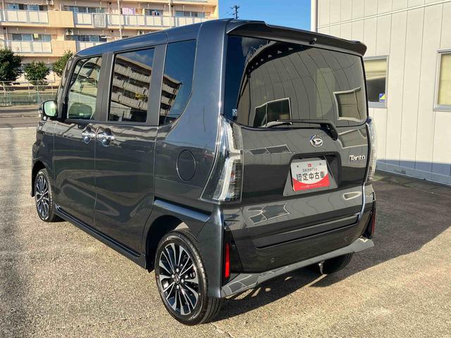 タントカスタムＲＳ４ＷＤ　ＣＶＴ　ターボ　６６０ｃｃ　両側電動スライドドア　ナビ　ドラレコ　全方位モニター　衝突被害軽減ブレーキ　横滑り防止装置　ＡＢＳ　サイドエアバッグ　アイドリングストップ　プッシュボタンスタート（福島県）の中古車