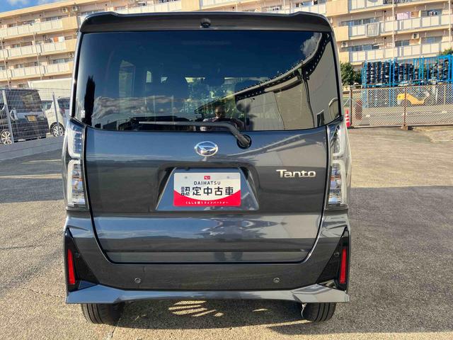 タントカスタムＲＳ４ＷＤ　ＣＶＴ　ターボ　６６０ｃｃ　両側電動スライドドア　ナビ　ドラレコ　全方位モニター　衝突被害軽減ブレーキ　横滑り防止装置　ＡＢＳ　サイドエアバッグ　アイドリングストップ　プッシュボタンスタート（福島県）の中古車