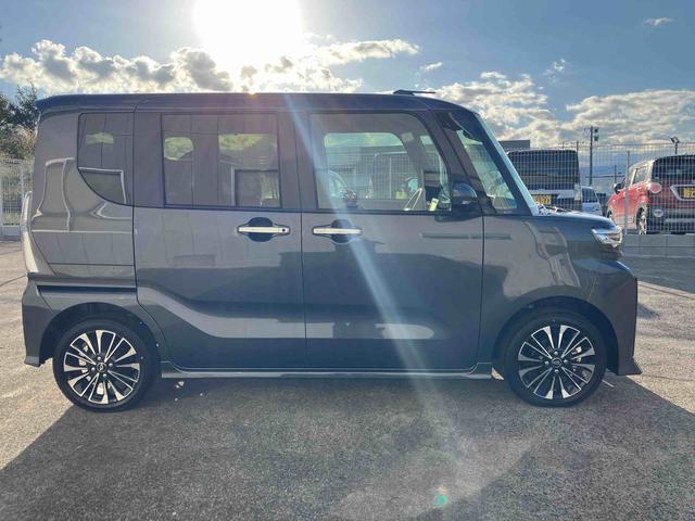 タントカスタムＲＳ４ＷＤ　ＣＶＴ　ターボ　６６０ｃｃ　両側電動スライドドア　ナビ　ドラレコ　全方位モニター　衝突被害軽減ブレーキ　横滑り防止装置　ＡＢＳ　サイドエアバッグ　アイドリングストップ　プッシュボタンスタート（福島県）の中古車