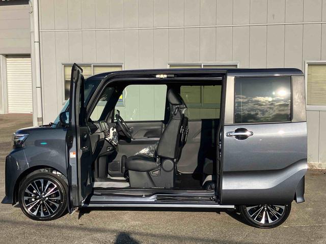 タントカスタムＲＳ４ＷＤ　ＣＶＴ　ターボ　６６０ｃｃ　両側電動スライドドア　ナビ　ドラレコ　全方位モニター　衝突被害軽減ブレーキ　横滑り防止装置　ＡＢＳ　サイドエアバッグ　アイドリングストップ　プッシュボタンスタート（福島県）の中古車