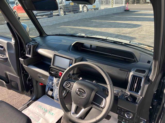 タントカスタムＲＳ４ＷＤ　ＣＶＴ　ターボ　６６０ｃｃ　両側電動スライドドア　ナビ　ドラレコ　全方位モニター　衝突被害軽減ブレーキ　横滑り防止装置　ＡＢＳ　サイドエアバッグ　アイドリングストップ　プッシュボタンスタート（福島県）の中古車