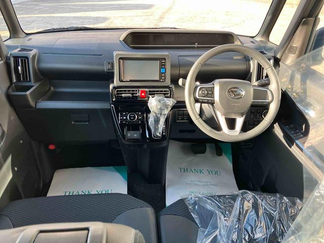 タントカスタムＲＳ４ＷＤ　ＣＶＴ　ターボ　６６０ｃｃ　両側電動スライドドア　ナビ　ドラレコ　全方位モニター　衝突被害軽減ブレーキ　横滑り防止装置　ＡＢＳ　サイドエアバッグ　アイドリングストップ　プッシュボタンスタート（福島県）の中古車