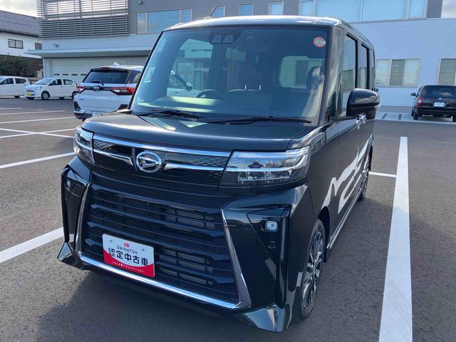 タントカスタムＲＳ２ＷＤ　ＣＶＴ　６６０ｃｃ　ターボ　ナビ　ドラレコ　全方位モニター　両側電動スライドドア　衝突被害軽減ブレーキ　横滑り防止装置　ＡＢＳ　アイドリングストップ　プッシュボタンスタート（福島県）の中古車