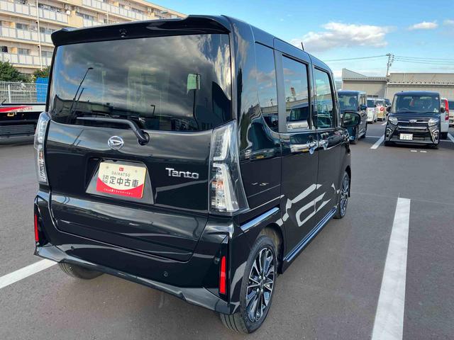 タントカスタムＲＳ２ＷＤ　ＣＶＴ　６６０ｃｃ　ターボ　ナビ　ドラレコ　全方位モニター　両側電動スライドドア　衝突被害軽減ブレーキ　横滑り防止装置　ＡＢＳ　アイドリングストップ　プッシュボタンスタート（福島県）の中古車