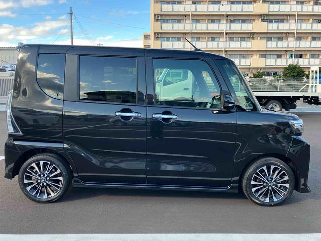 タントカスタムＲＳ２ＷＤ　ＣＶＴ　６６０ｃｃ　ターボ　ナビ　ドラレコ　全方位モニター　両側電動スライドドア　衝突被害軽減ブレーキ　横滑り防止装置　ＡＢＳ　アイドリングストップ　プッシュボタンスタート（福島県）の中古車
