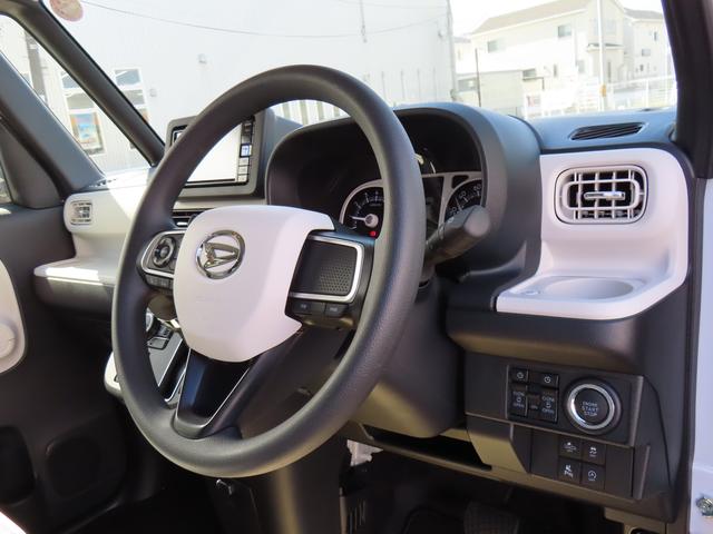 ムーヴキャンバスストライプスG4WD CVT 660cc ナビ 両側電動スライドドア 衝突被害軽減ブレーキ 横滑り防止装置 ABS アイドリングストップ プッシュボタンスタート オートエアコン ベンチシート ホットカップホルダー(福島県)の中古車